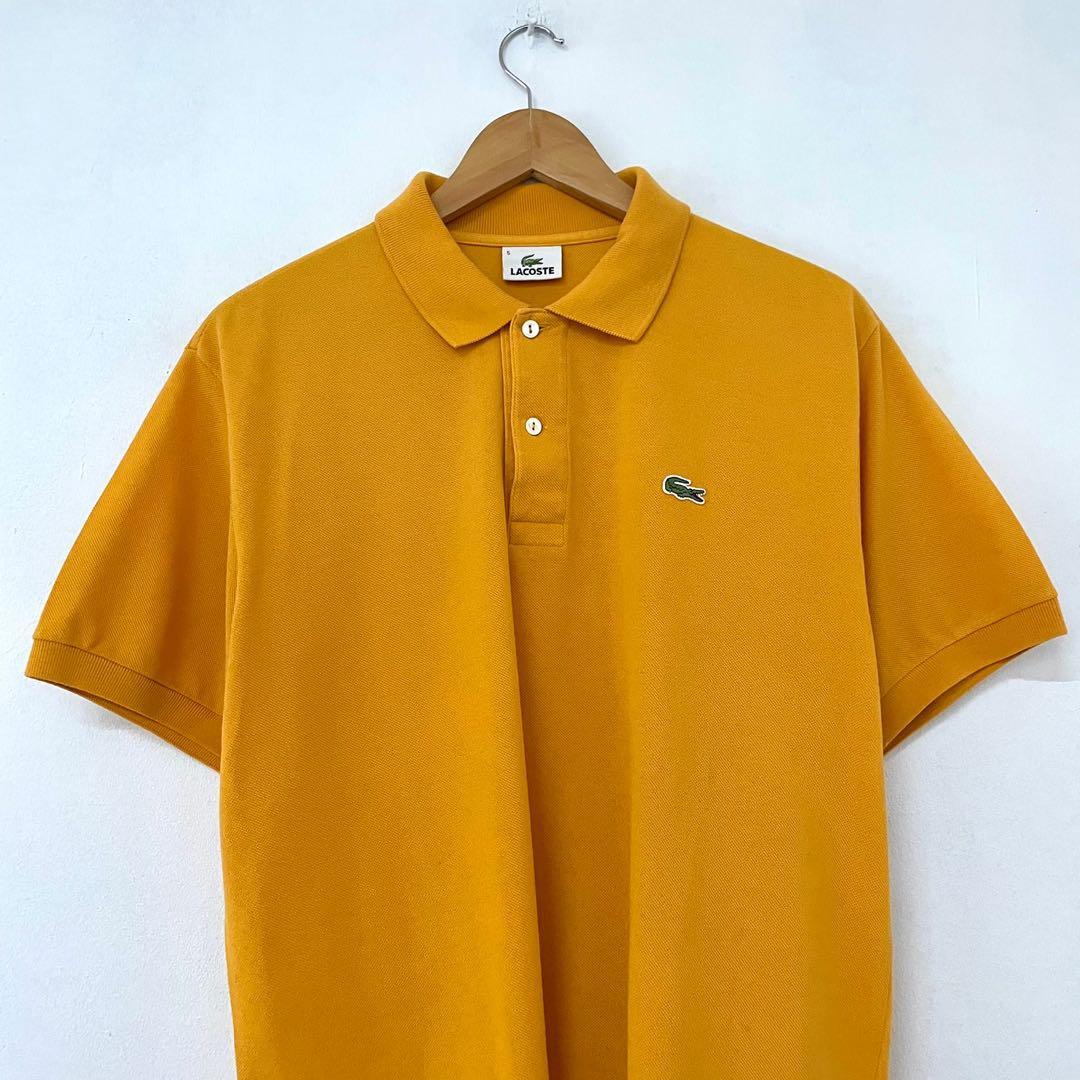 Gold 2025 lacoste shirt