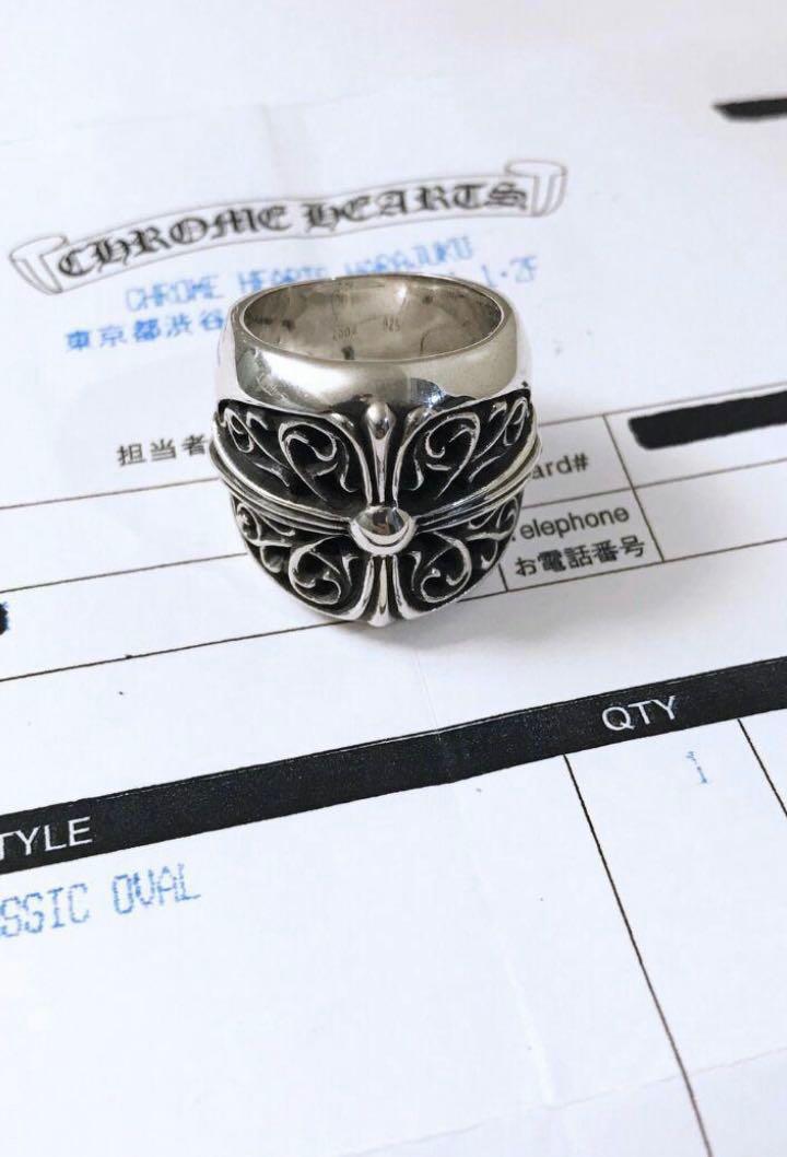 Chrome hearts classic oval ring outlet