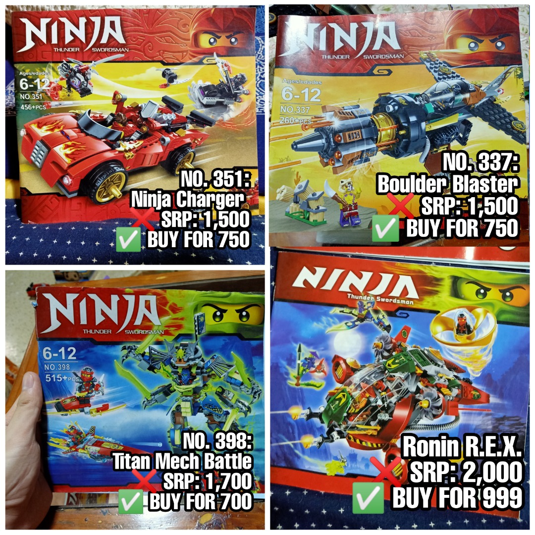 LEPIN NINJAGO SETS, Hobbies & Toys, Toys & Games on Carousell