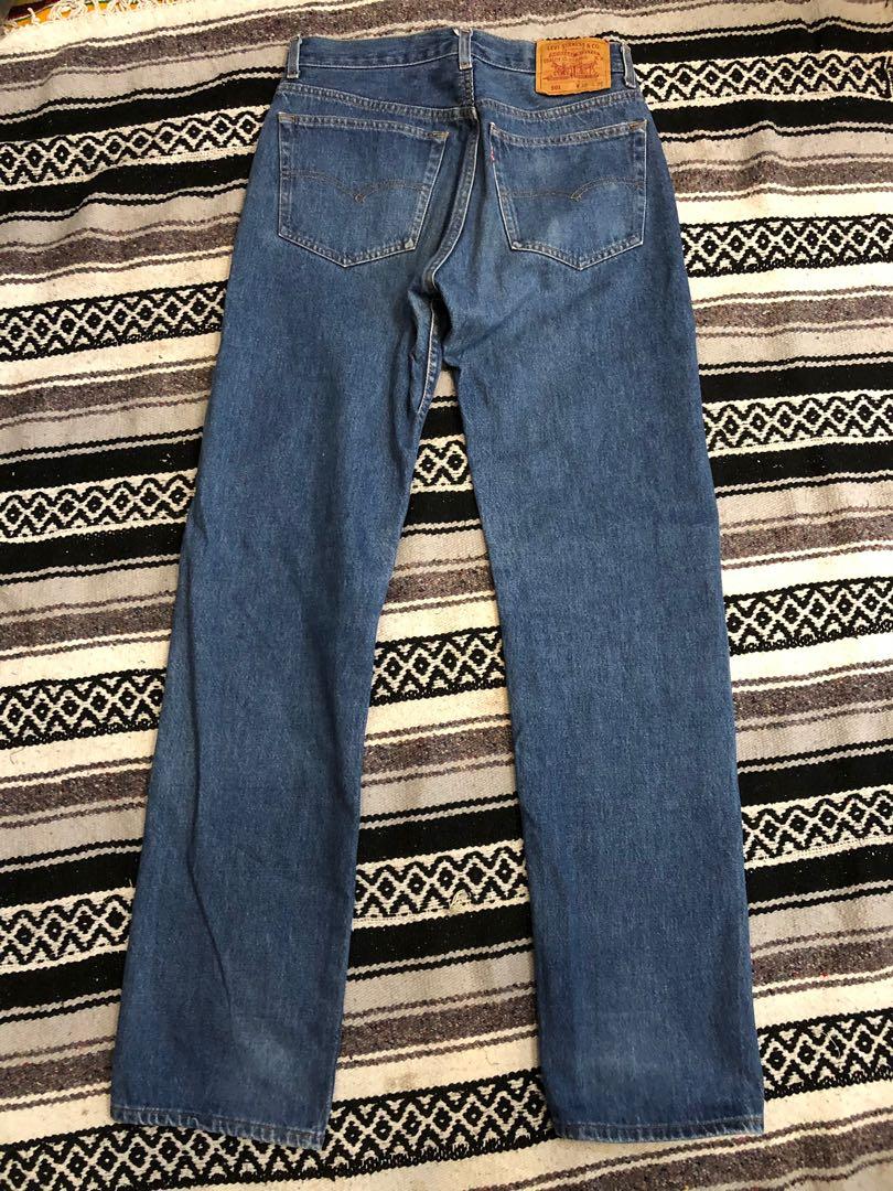 Levis 501 USA blue non selvedge denim jeans, Men's Fashion, Bottoms, Jeans  on Carousell