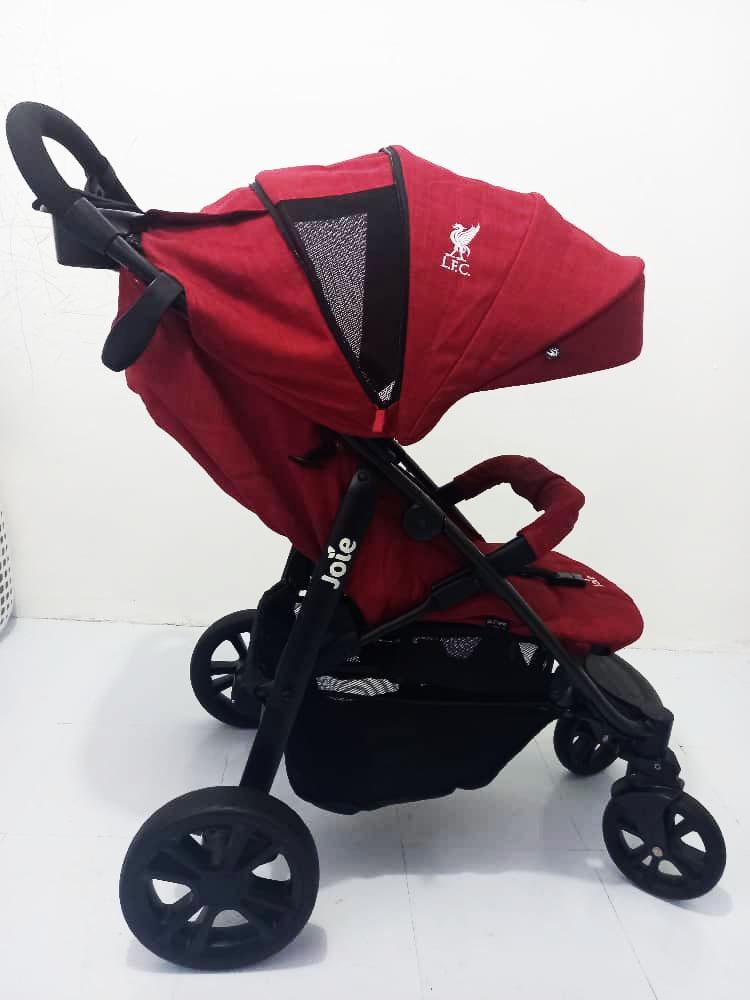 LIMITED JOIE LITETRAX 4 FLEX LFC STROLLER RED LIVERBIRD Babies