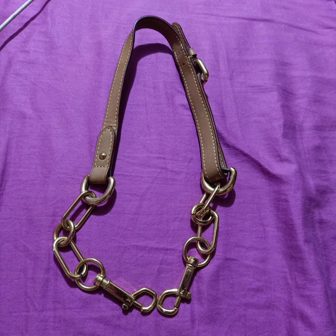 Louis Vuitton Leather Strap Handle, Luxury, Bags & Wallets on Carousell