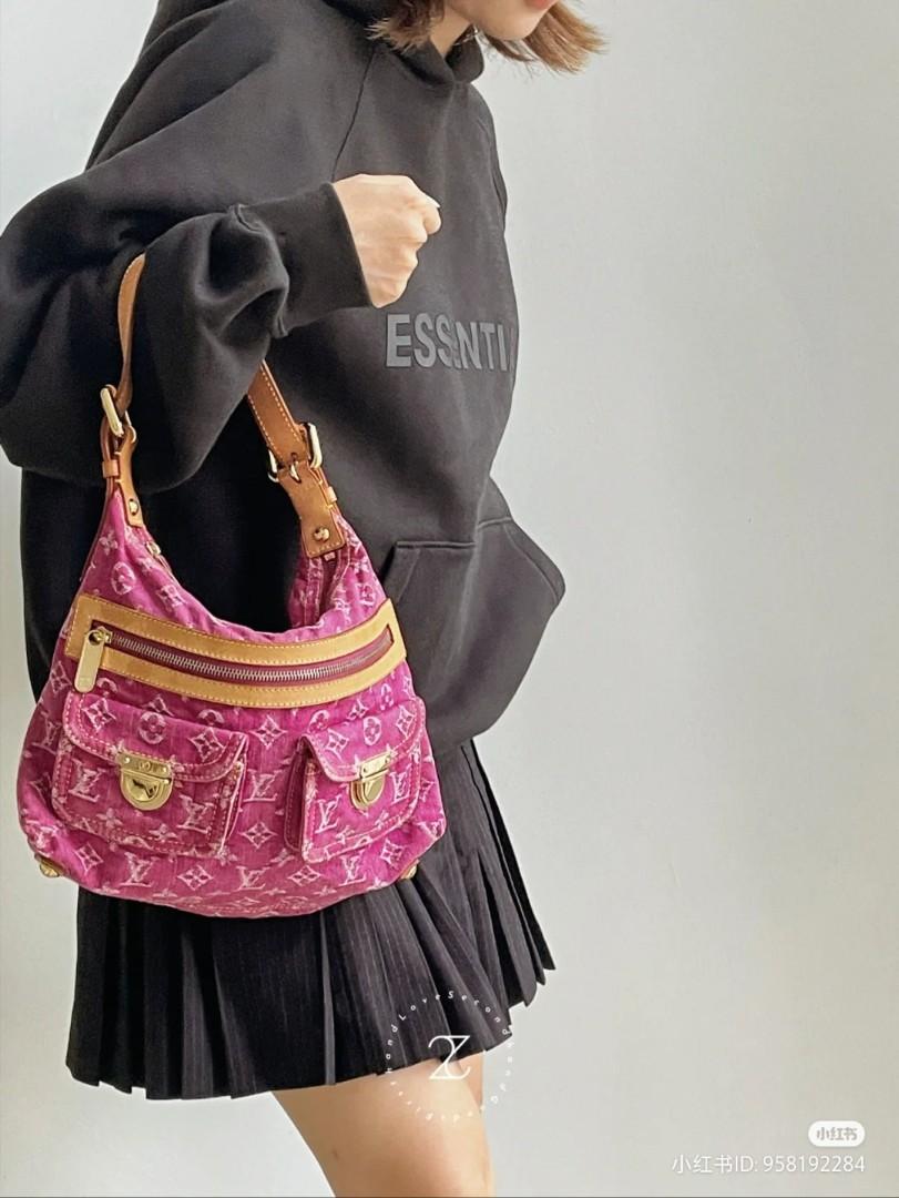 Louis Vuitton Monogram Denim Baggy PM - Pink Shoulder Bags, Handbags -  LOU556613