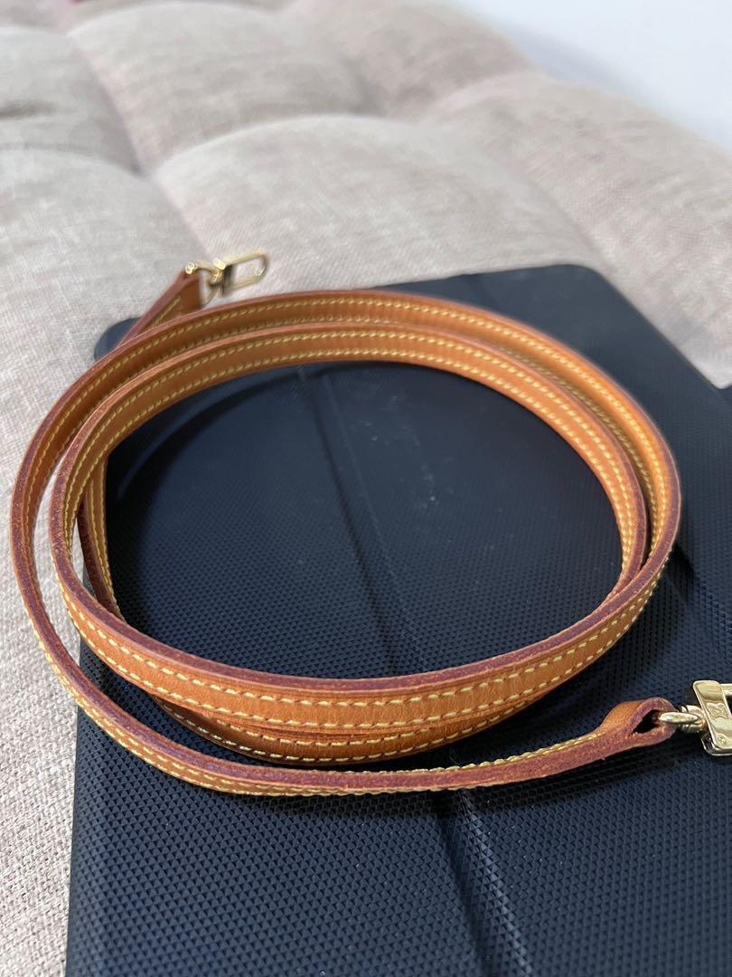Lv discount vachetta strap