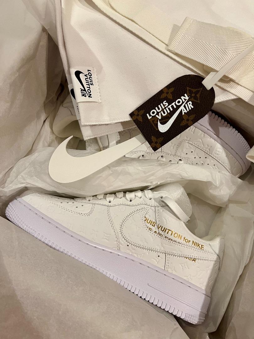 Louis Vuitton x Nike Air Force 1 By Virgil Abloh Luxury Sneakers Footwear on Carousell