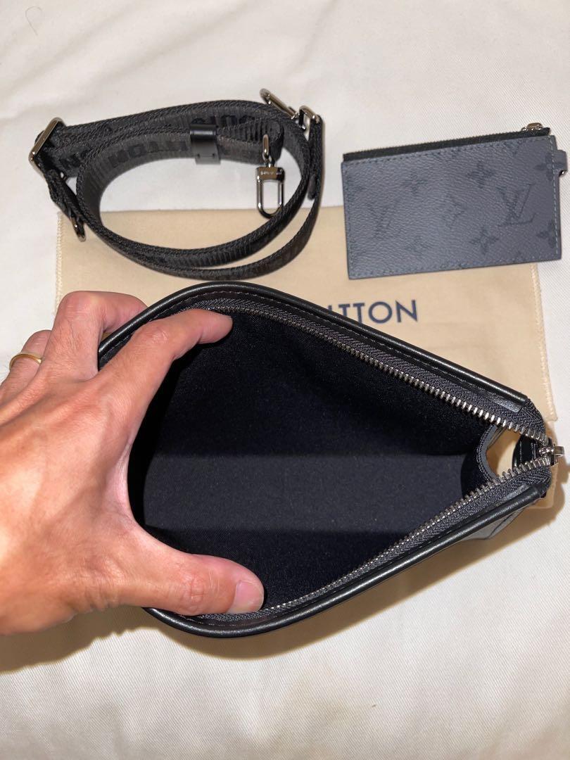 Authentic LOUIS VUITTON Taiga rama Gaston Wearable Wallet M30935