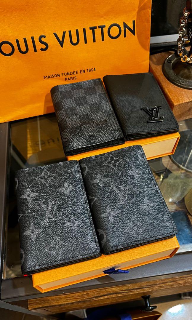 LV pocket organizer (Category: Luxury Bags & Wallets) located in Cavite. Submitted by rraaa32 (Listing ID 1177302373, Image 1). Description: ALL 💯 AUTHENTIC Pocket organizer Eclipse bnew 2 stocks - P25.5k Pocket organizrr ARrogram black bnew - P30k Pocket organizer Slender Graphite bnew - P26.5k .