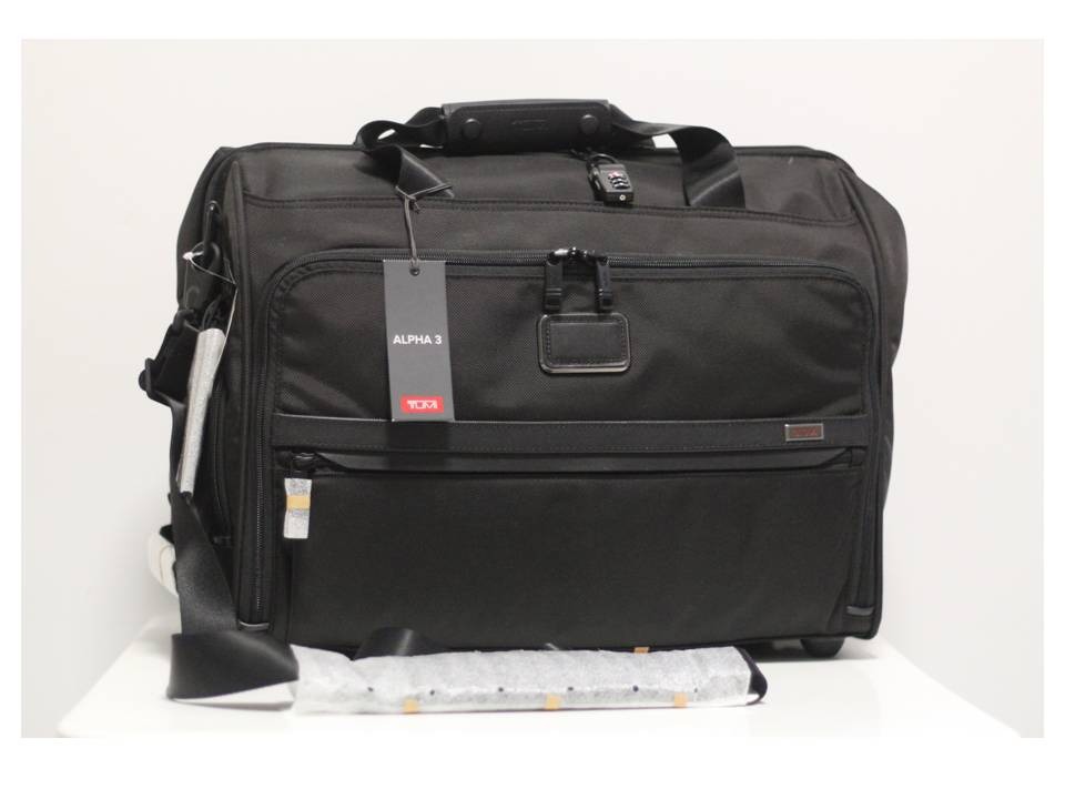 Tumi alpha 3 top framed soft duffel