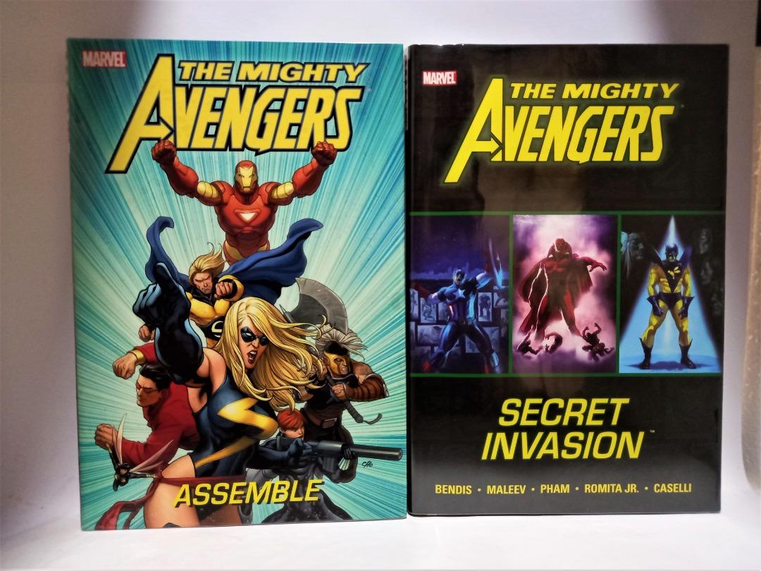 on　Bendis):　Comics　Hardcovers　Invasion　Set　Secret　Manga　Books　(by　Hardcover,　Magazines,　Mighty　Toys,　Avengers　Hobbies　Invasion　Secret　Carousell