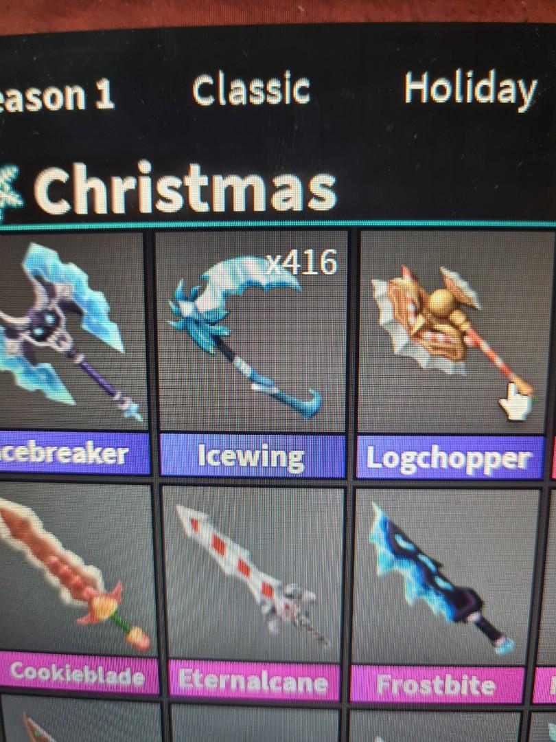 Mm2 ice wing, Video Gaming, Gaming Accessories, InGame Products on Carousell