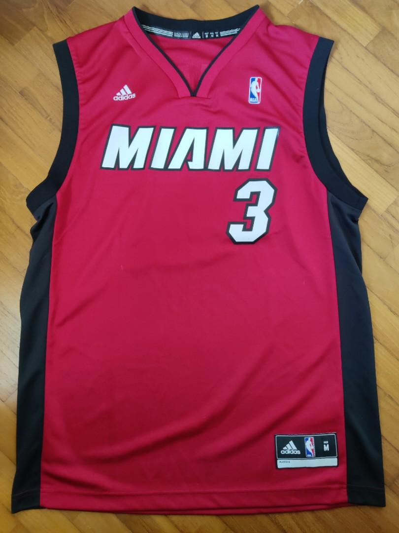 Nba Dwyane Wade Miami Heat Adidas Jersey Men s Fashion