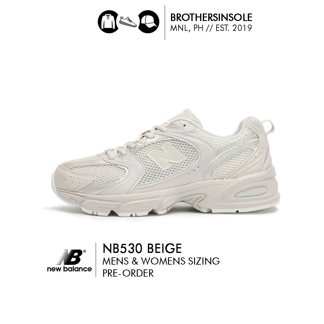 New Balance 530 Beige Steel Grey Men s Fashion Footwear