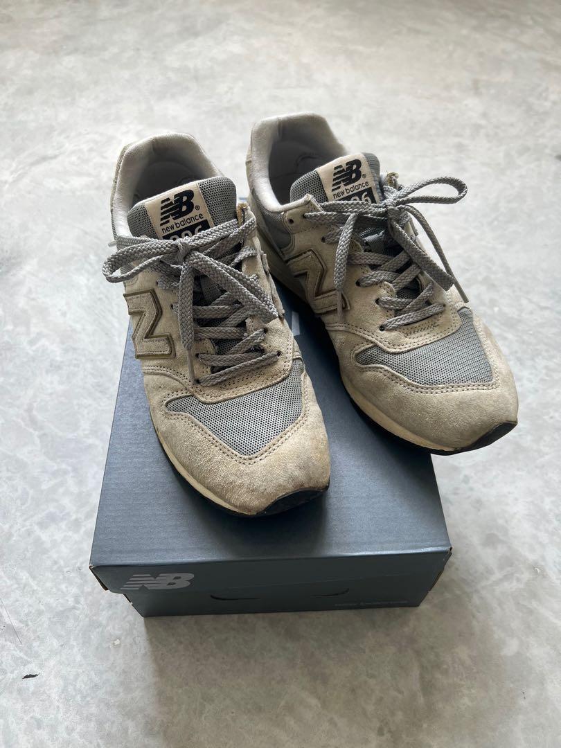 New balance shop 996 grey trainers