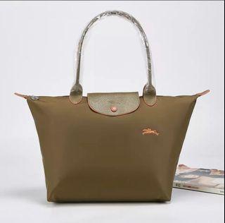 NEW Longchamp shopping bag in Dark Khaki