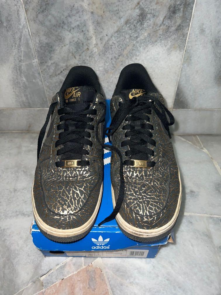 Nike air force 1 gold elephant on sale