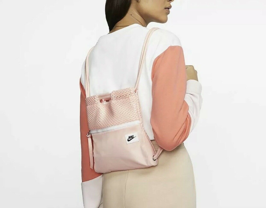 Nike Air Gym Sack extra Small Women Gym Bag DEFECT Oct50, Fesyen Wanita, Tas & Dompet di