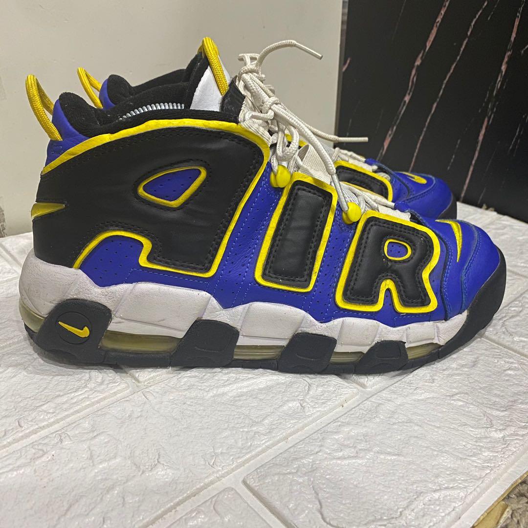 Nike air more uptempo mens yellow top