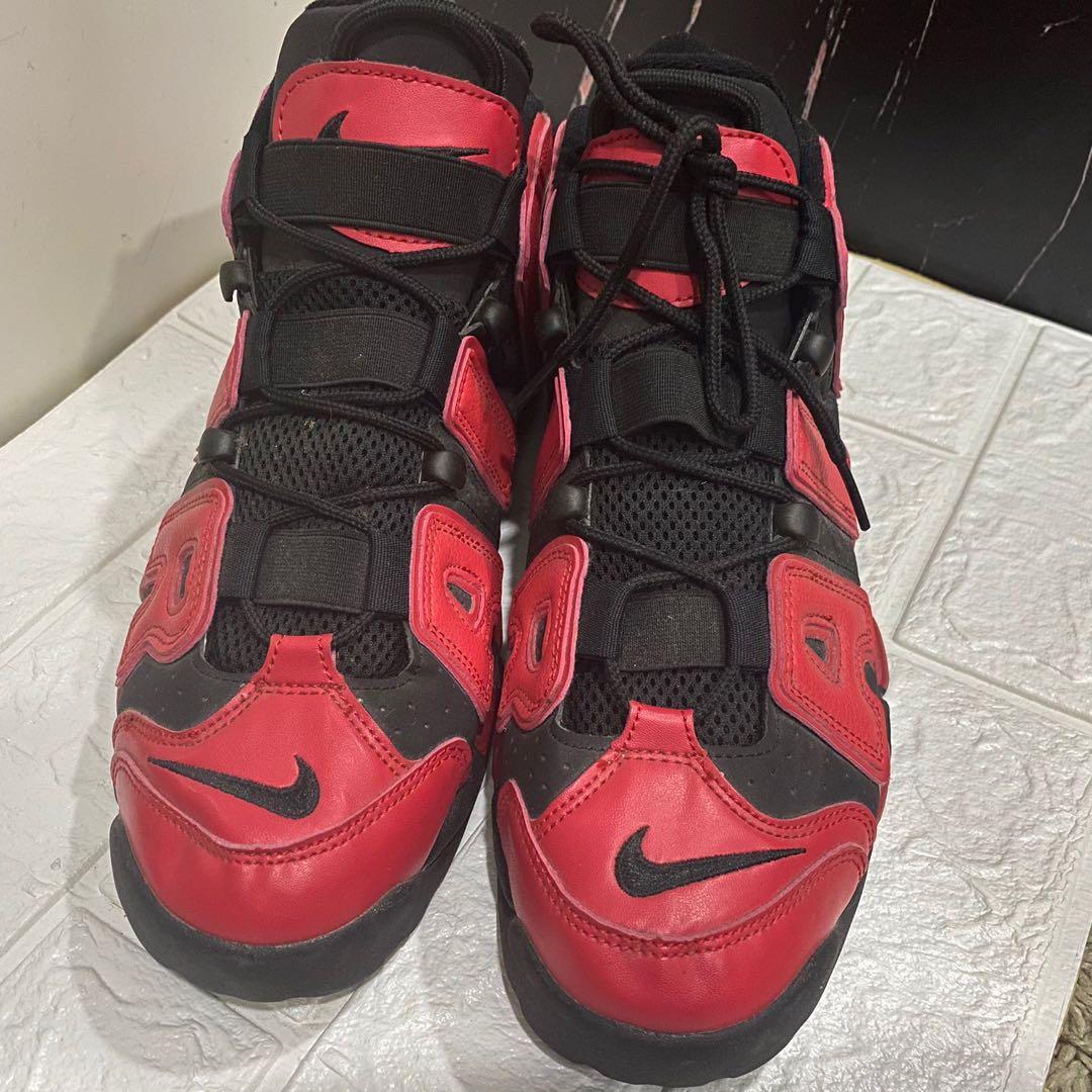 Uptempo clearance red black