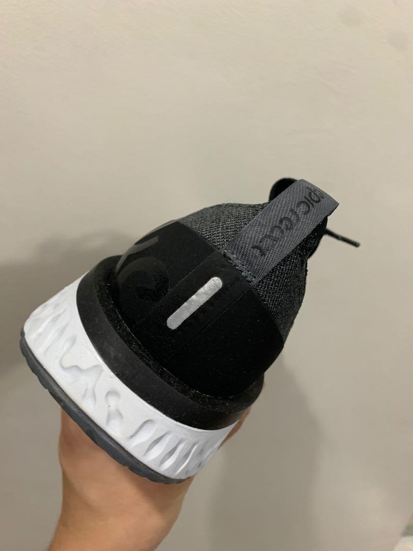 Nike Epic React Flyknit (Category: Sneakers) located in Marikina City. Submitted by cheese85 (Listing ID 1177374255, Image 2). Description: Brand new with box and tags Hard to find nowadays Size 10.5 womens, same as 9 mens.