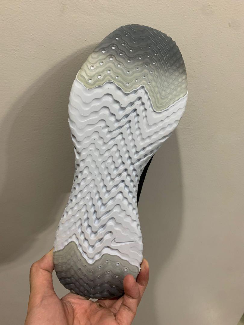 Nike Epic React Flyknit (Category: Sneakers) located in Marikina City. Submitted by cheese85 (Listing ID 1177374255, Image 3). Description: Brand new with box and tags Hard to find nowadays Size 10.5 womens, same as 9 mens.