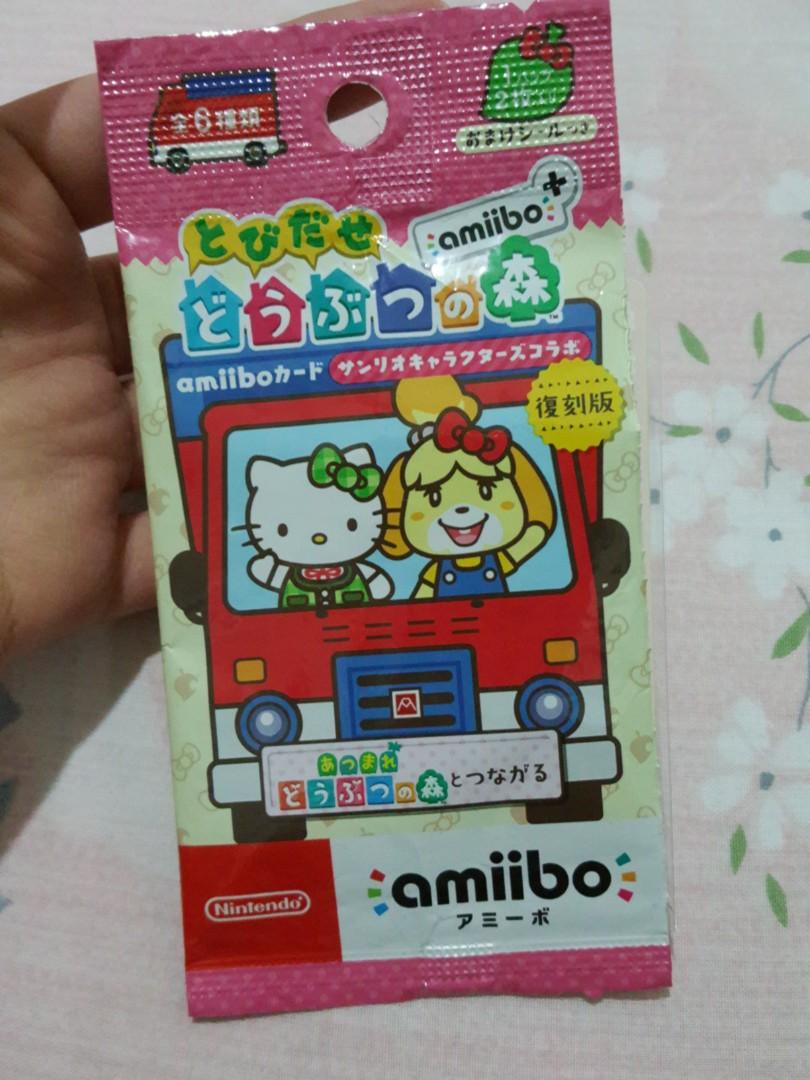 Nintendo Switch Animal Crossing Sanrio Amiibo card Hello Kitty, Hobbies