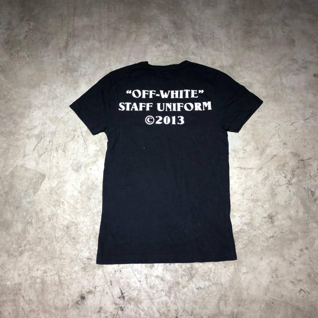 Off white 2025 staff shirt