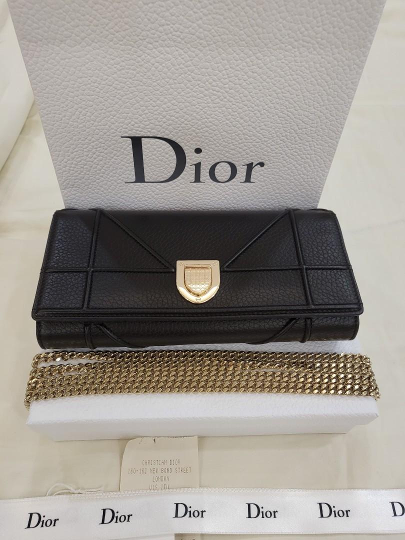 Christian Dior Embellished Diorama Medium Flap Bag