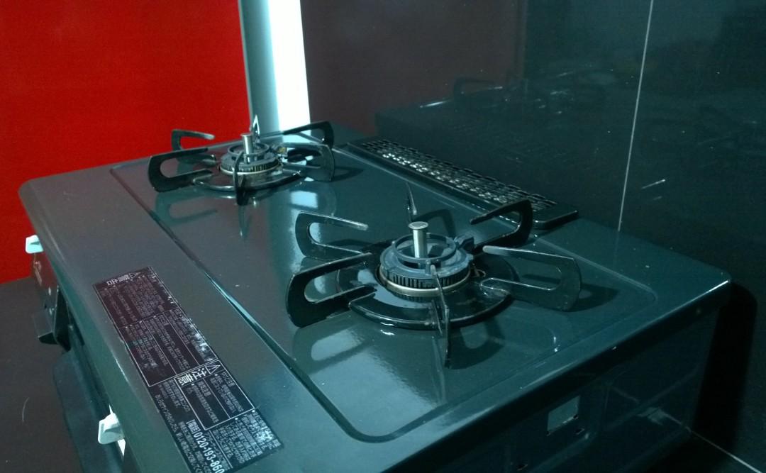 Paloma Japan Gas Stove with Griller (Black), TV & Home Appliances