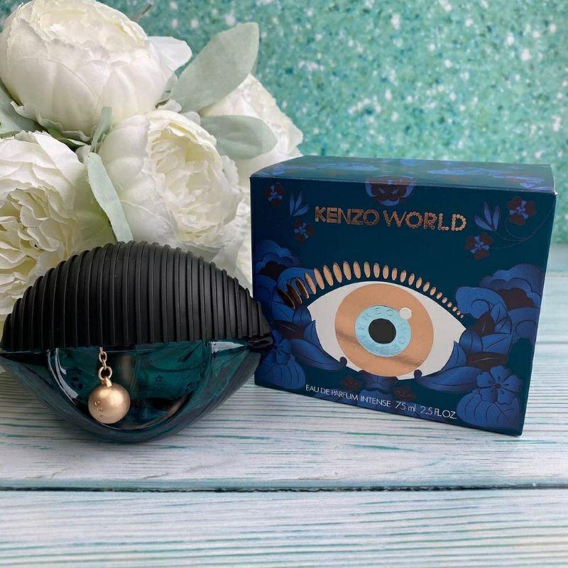 Parfum kenzo world fantasy biru tua for women EDP 75ml