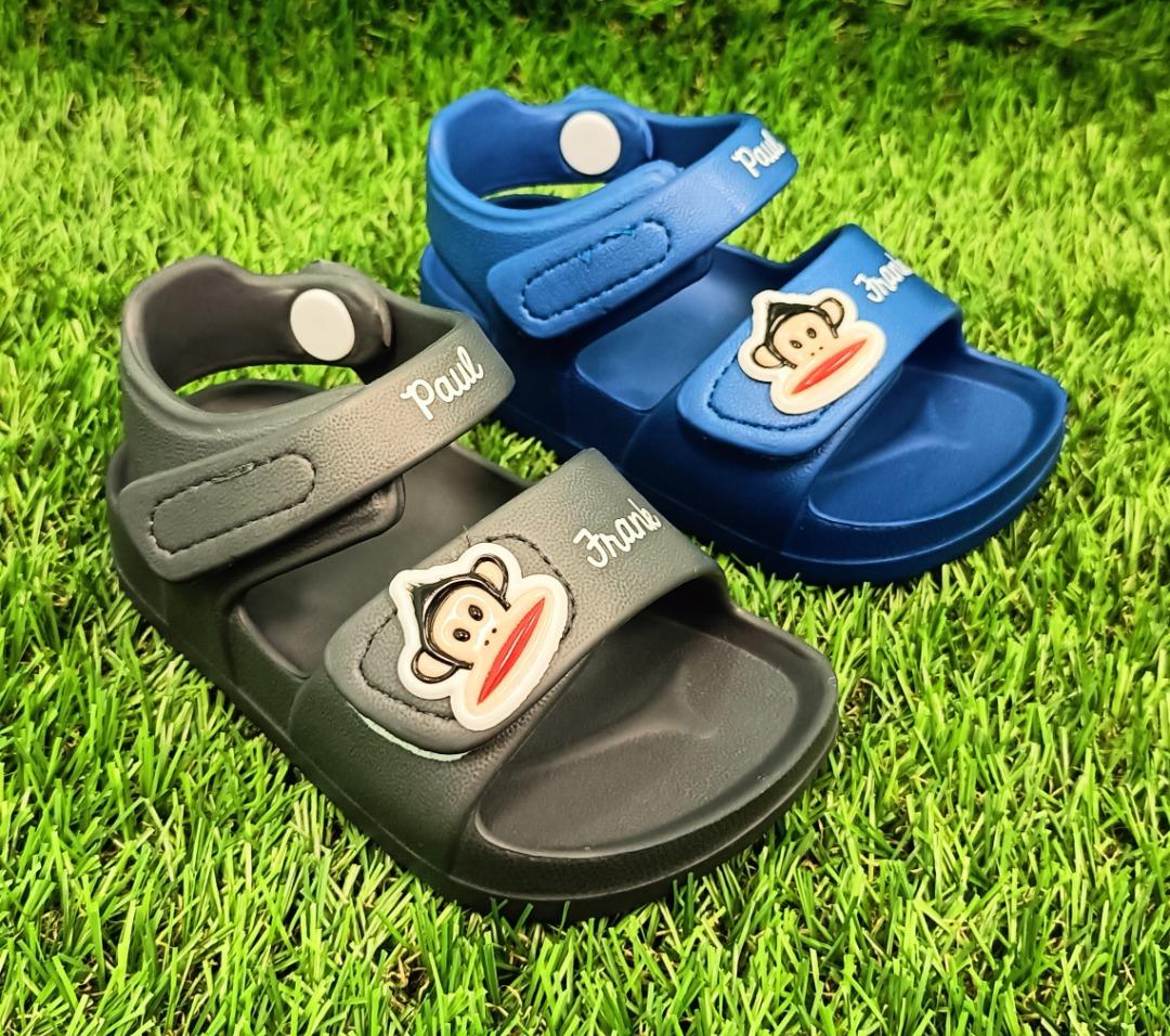 Paul Frank Blue Grey Sandal Babies Kids Babies Kids Fashion on Carousell