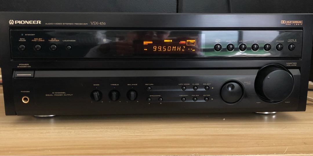 receiver pioneer vsx 456