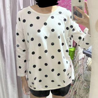 Polkadot lengan panjang/ polkadot long sleeve