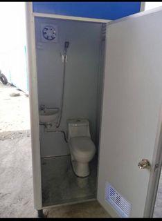 prefabricated toilet and bath complete with accessories: Toilet, sink, shower, exhaust fan and bidet,