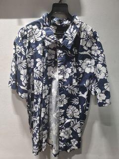 Quicksilver Hawaiian Shirt Camp Collar