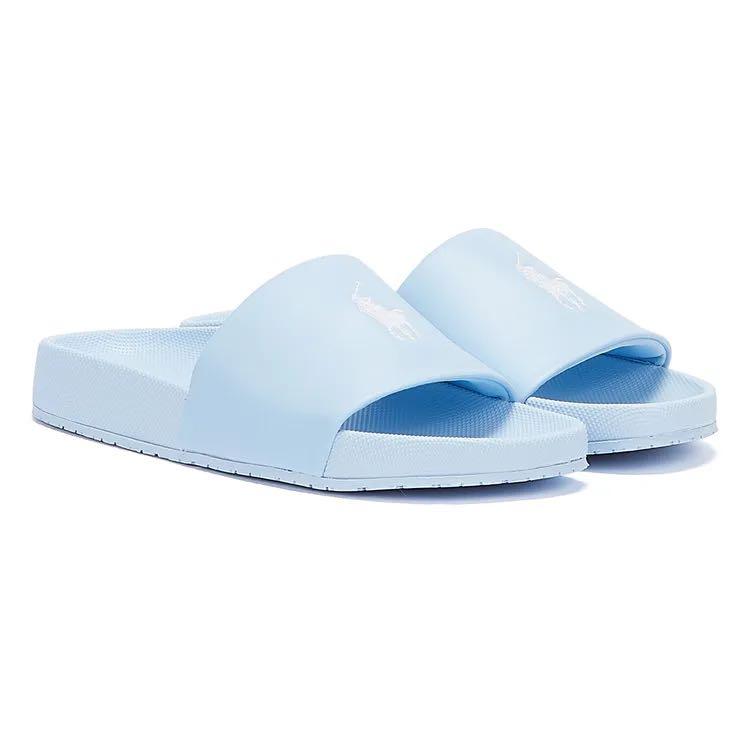 Ralph lauren 2024 white sliders