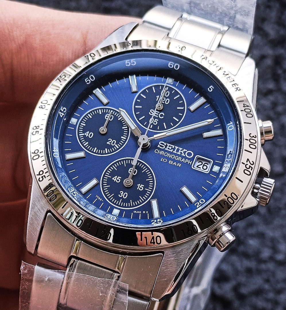 🔥Rare JDM! Seiko Blue Chronograph Quartz Sports Watch SBTR071, Men's  Fashion, Watches & Accessories, Watches on Carousell