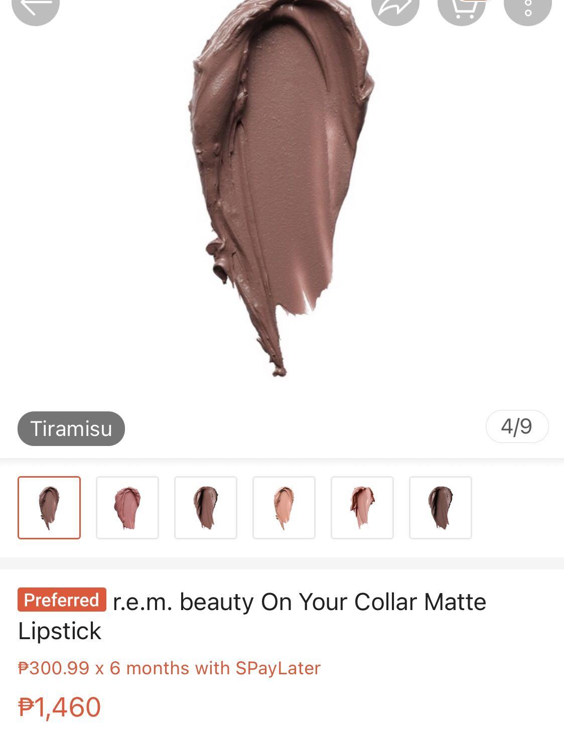REM Beauty On Your Collar Matte Lipstick (Tiramisu), Beauty & Personal