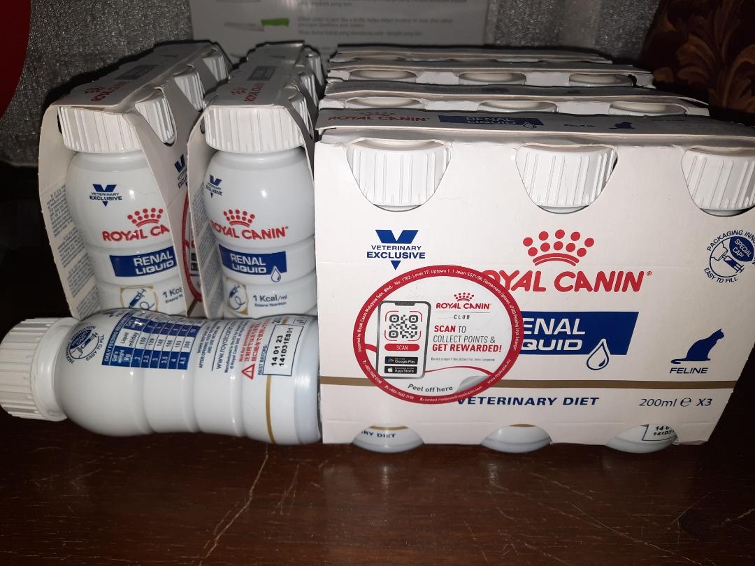 Royal Canin Renal Liquid Feline 200ml, Pet Supplies, Pet Food on Carousell