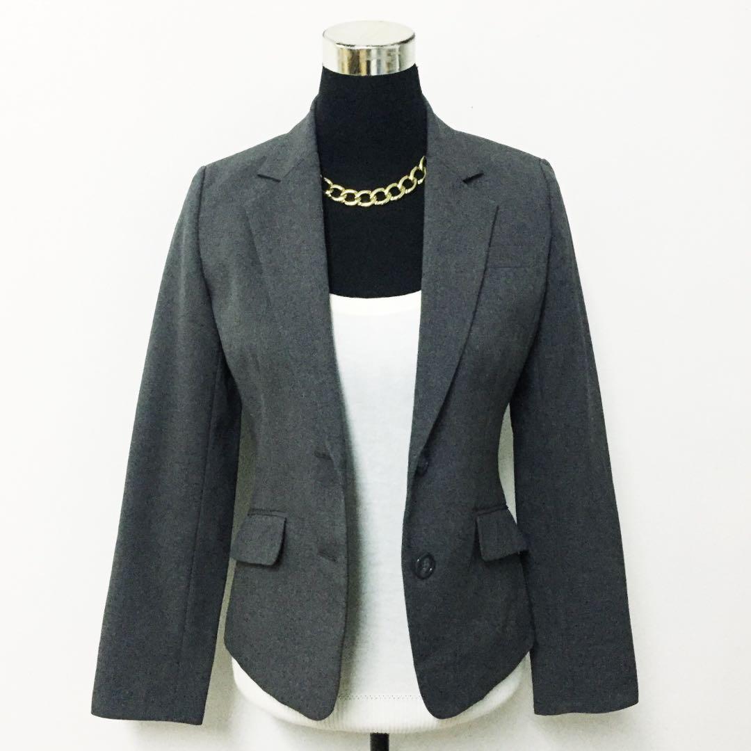 SALE Gray Blazer, Women's Fashion, Coats, Jackets and Outerwear on