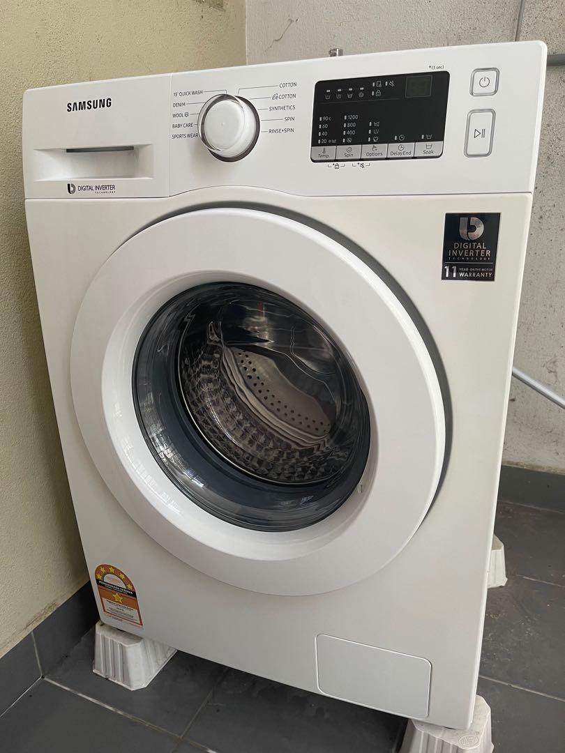 Samsung 7.5kg Front Load Washer with Digital Inverter, TV & Home