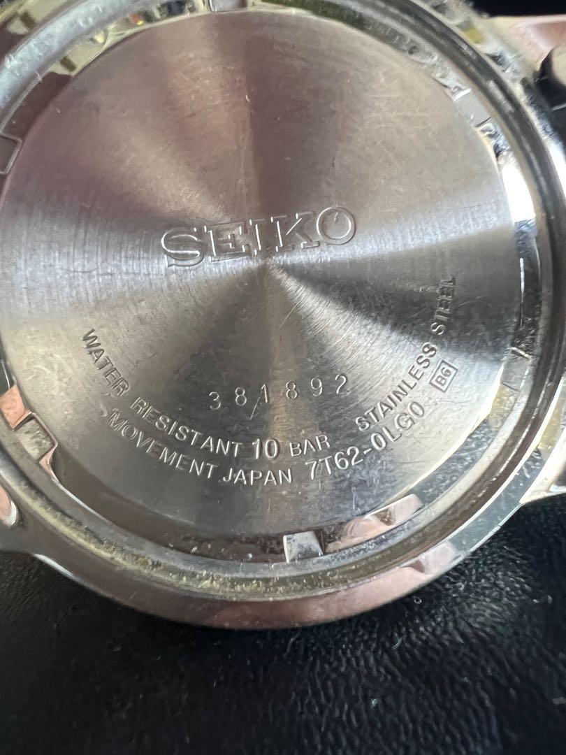 Seiko Chronograph 7T62-0LG0, Luxury, Watches on Carousell