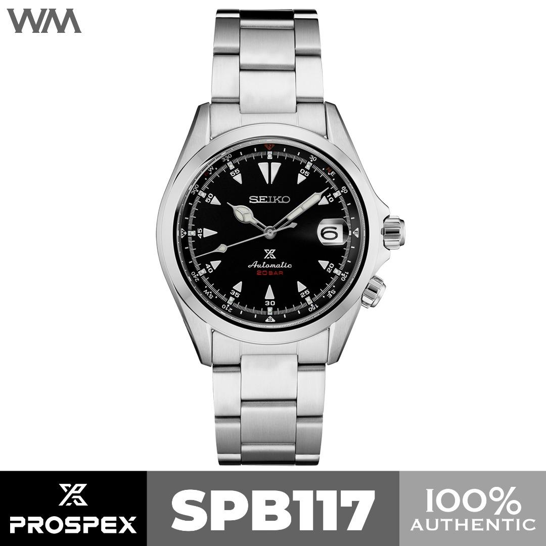 Seiko Prospex Alpinist Black Dial Stainless Steel Automatic Watch SPB117 SPB117J1 Luxury Watches on Carousell