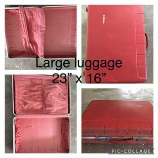 Set of 2 Vintage (1970s) Hardcase Luggage
