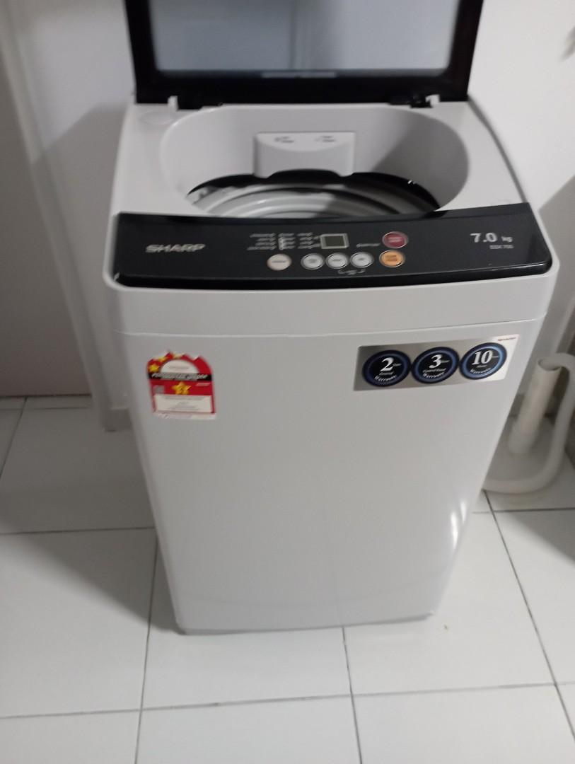 Sharp washing machine 7Kg, TV & Home Appliances, Washing Machines and ...
