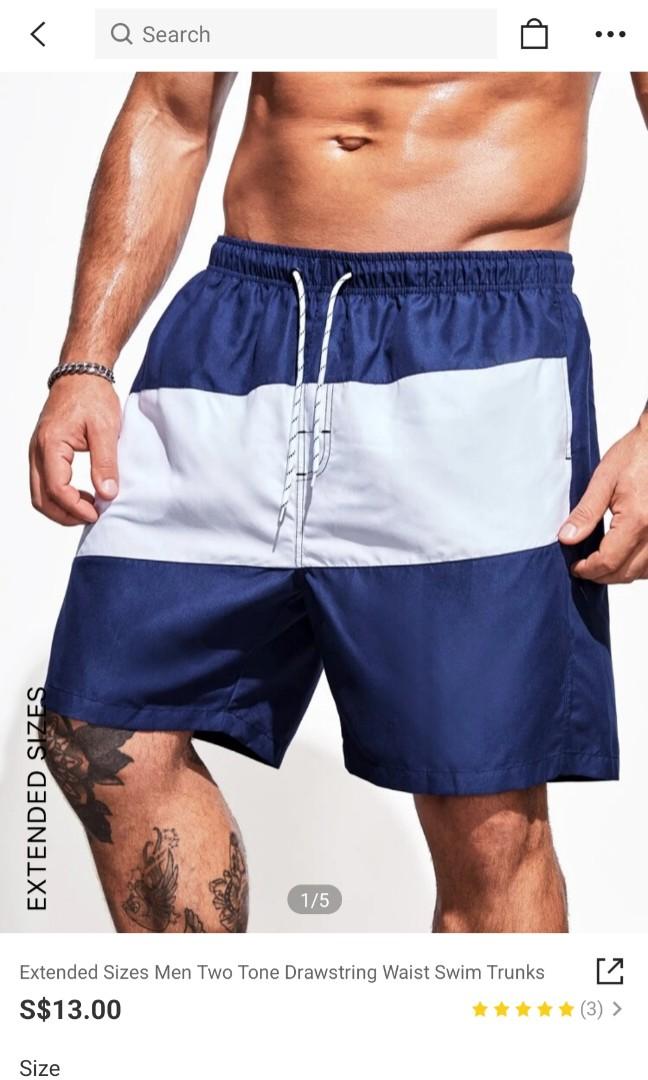 Mens large swim trunks hot sale
