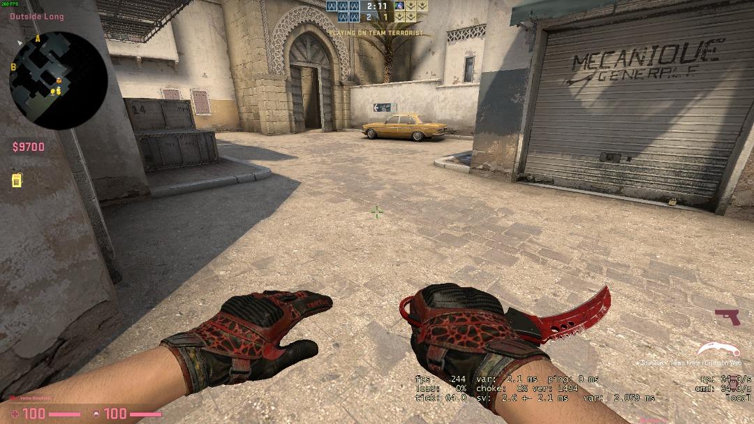 ST Talon Knife Crimson  FT Low Float CSGO CS GO, Video Gaming, Video Games, Others on Carousell