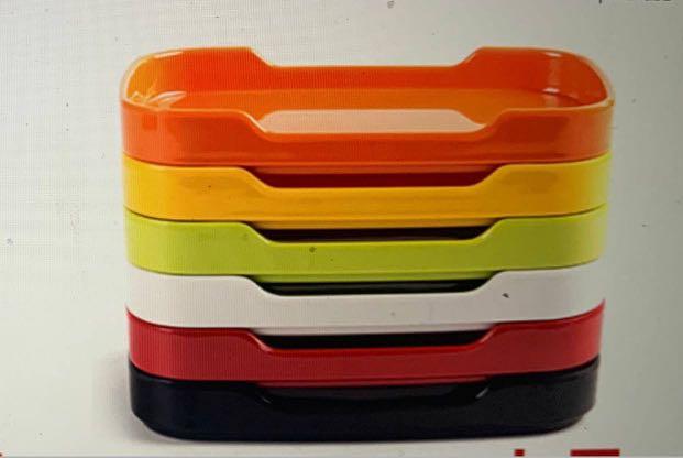 Stackable Rectangle Plates/MOOKATA plates, Furniture & Home Living ...