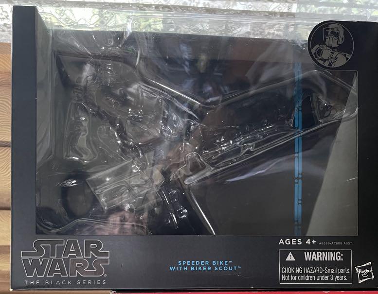 STAR WARS BLACK SERIES SPEEDER BIKE AND BIKER SCOUT, Hobbies & Toys ...
