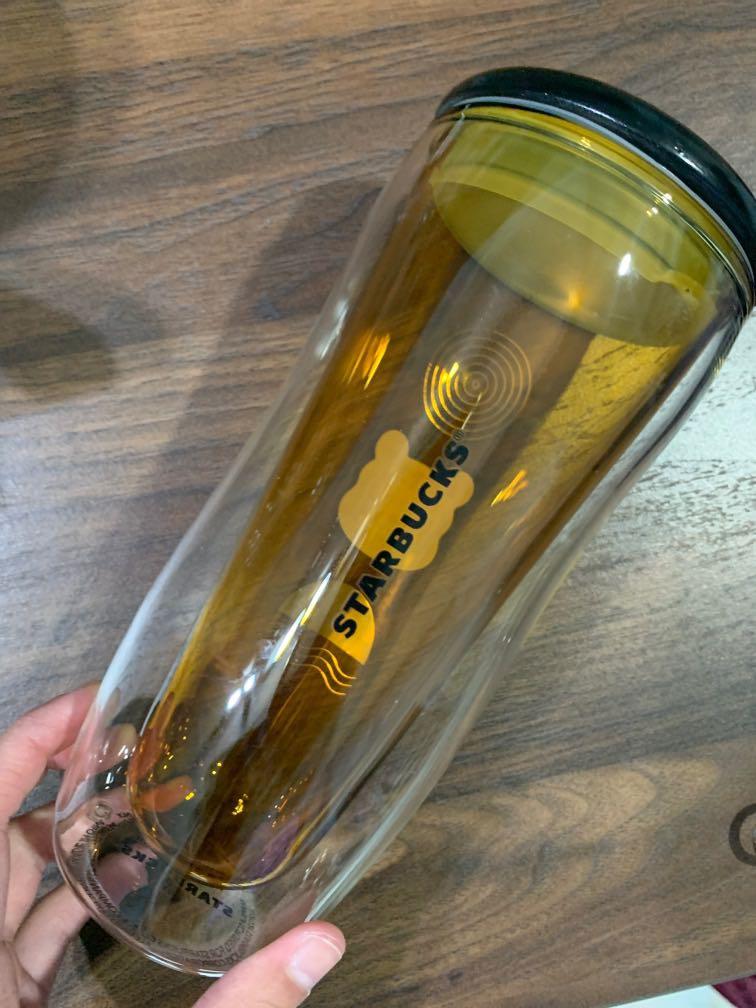 Starbucks Glass Tumbler, Furniture & Home Living, Kitchenware & Tableware, Water Bottles