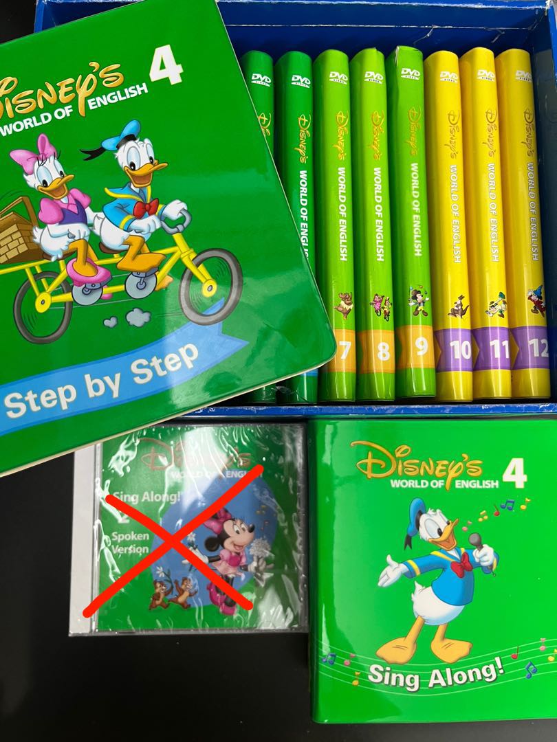 迪士尼美語世界STEP by STEP ，sing along, 兒童＆孕婦用品, 嬰兒玩具